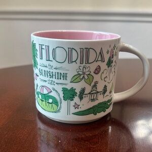 Starbucks “Been There Series” Florida Mug with Pink Interior